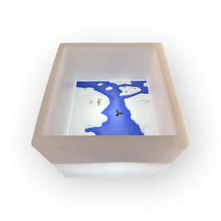 Polární kruh - Podložka na světelný stůl KOSTKA